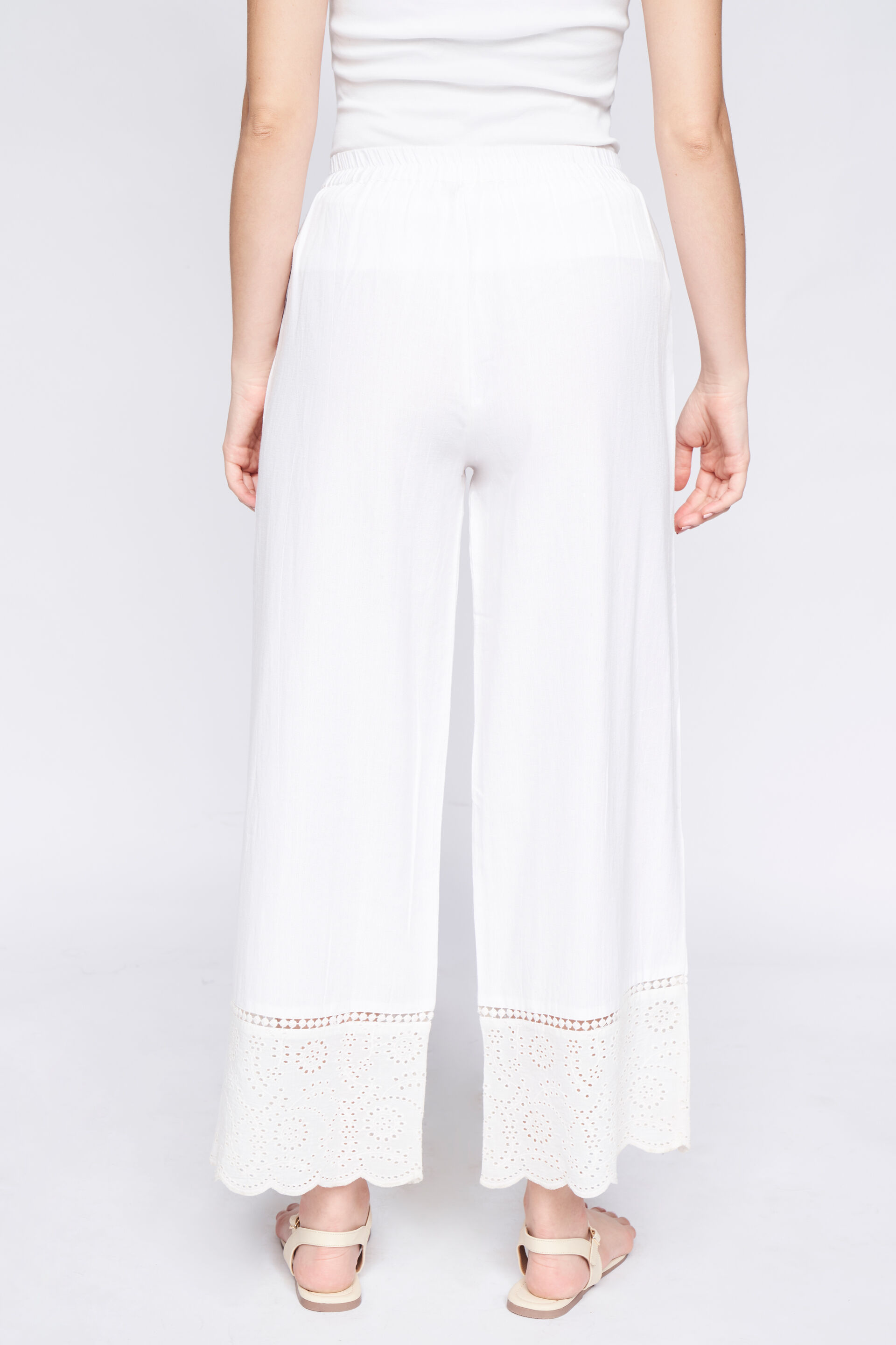White Solid Bottom, White, image 4
